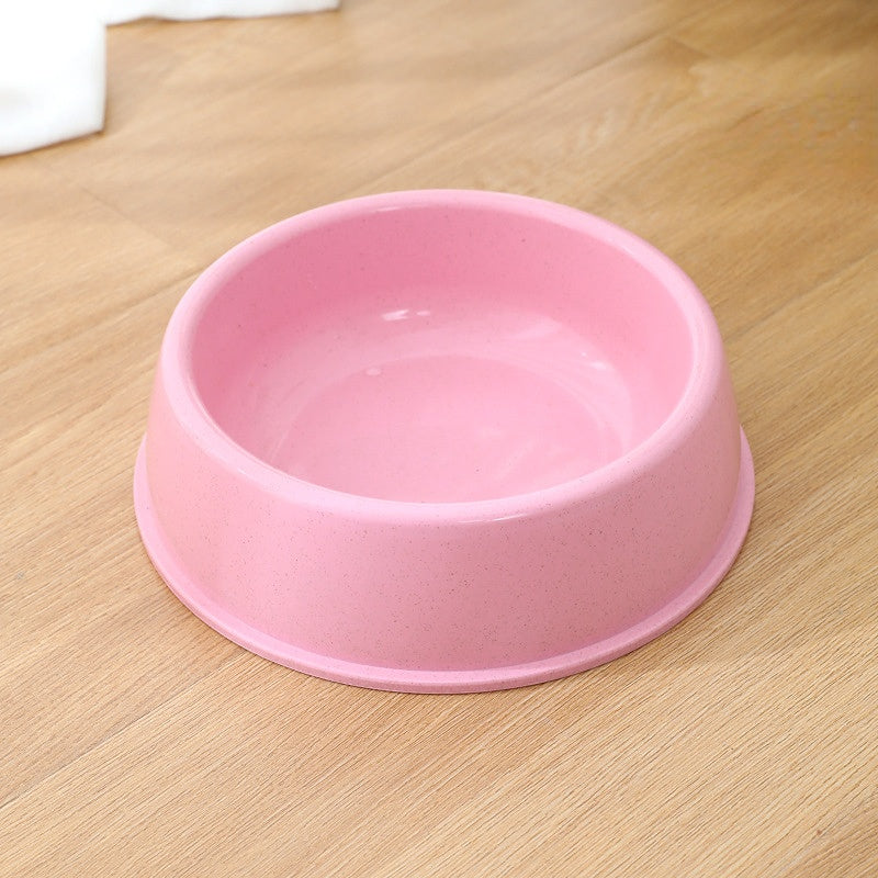 Thicken wheat straw pet food bowl.