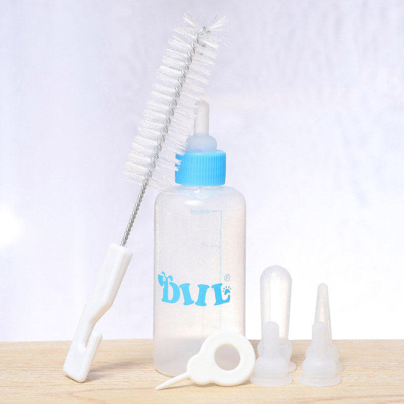 Small pet feeding bottle.