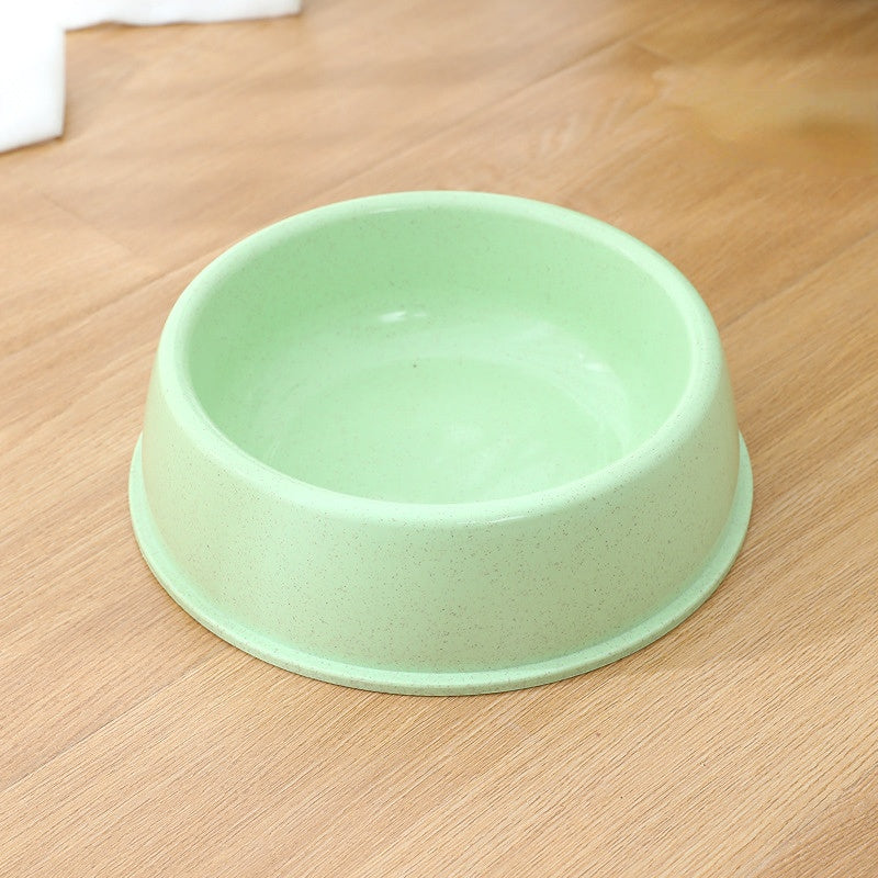 Thicken wheat straw pet food bowl.